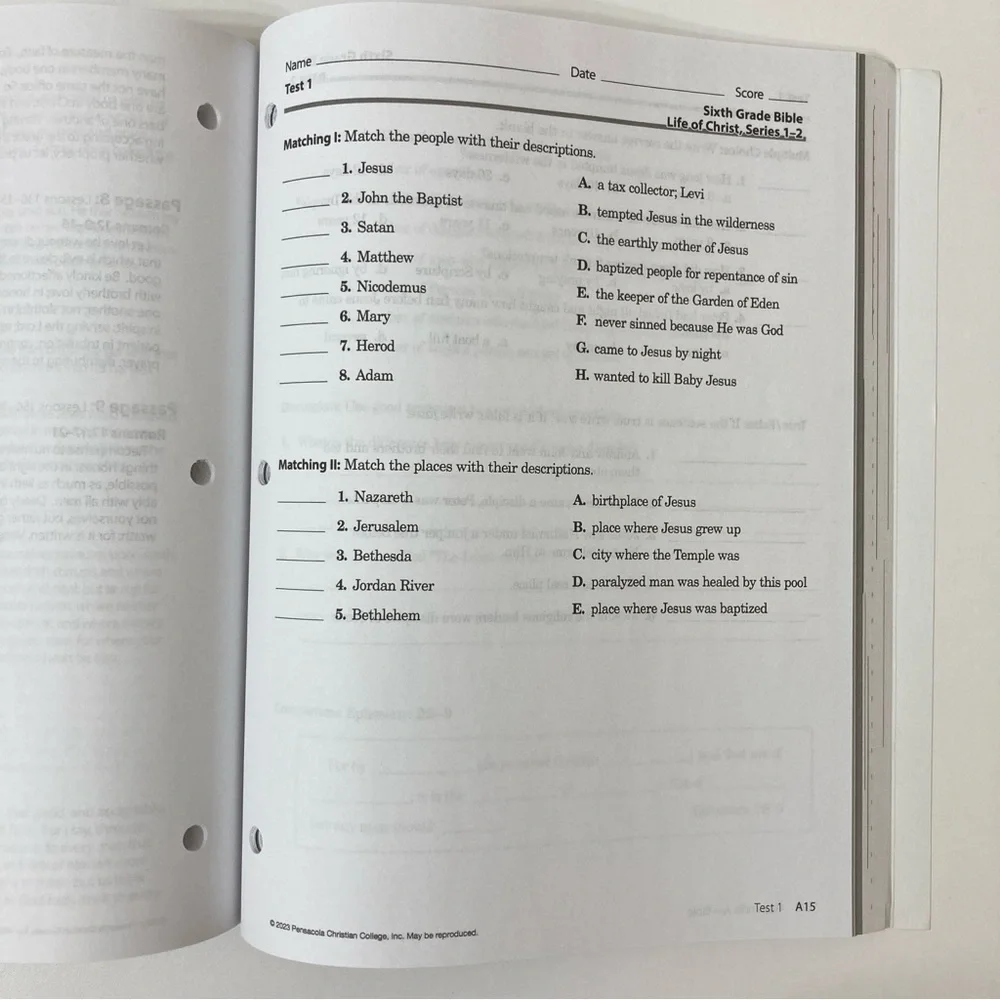 Abeka Homeschool Grade 6 Video Manual - Picture 6 of 12